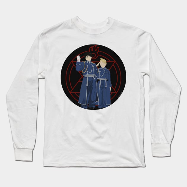 The Fire Couple Long Sleeve T-Shirt by Siderjacket